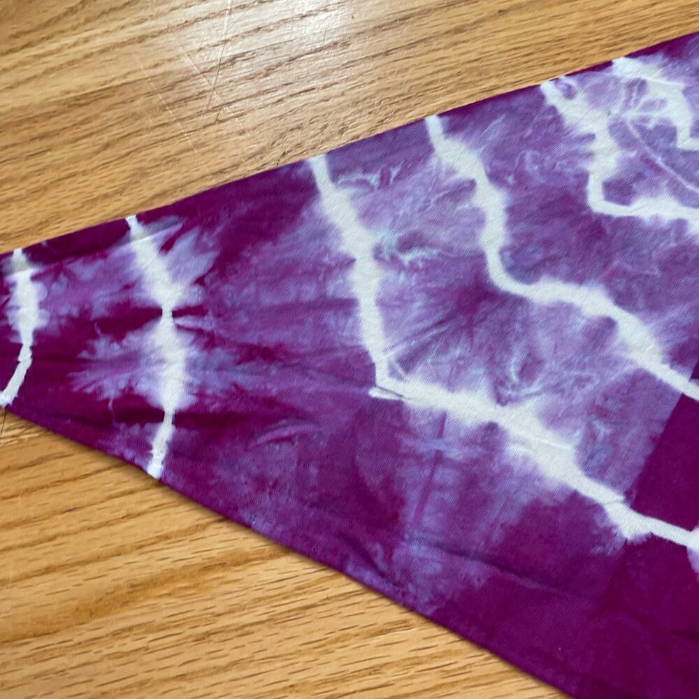 Handmade bandana hand crafted tie dye dog doggie pup mandala - Picture 4 of 5